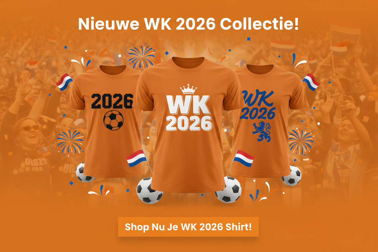 WK 2026 t-shirt collectie banner